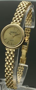 Złoty zegarek Geneve damski 585 biżuteryjna bransoletka 16 gram złota ZG 148 (5).jpg
